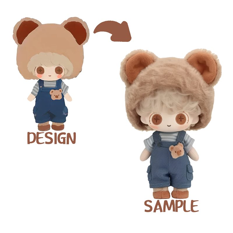 Tilpassede plysj dukker